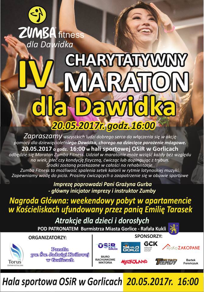 Zumba fitness dla Dawidka