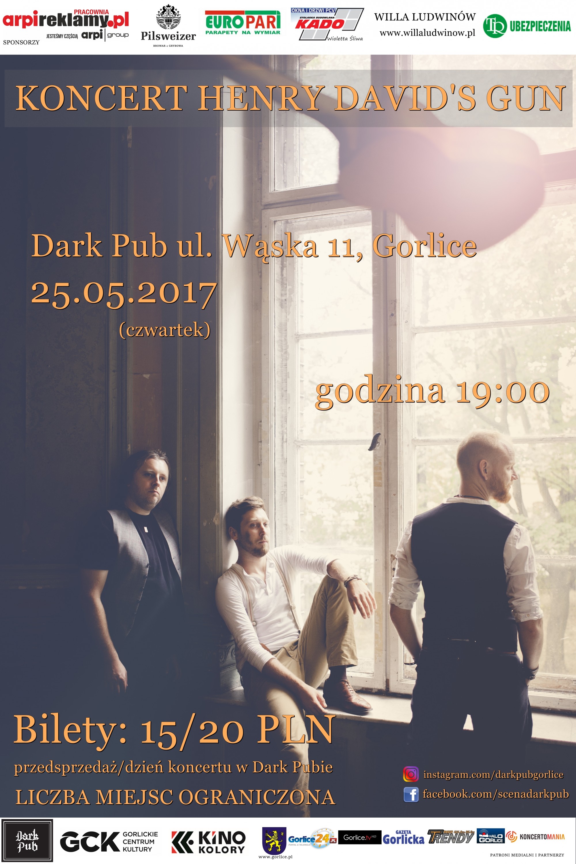 Henry David's Gun na Scenie Dark Pub