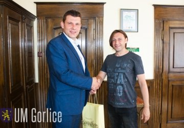 Burmistrz spotkał się z Grzegorzem Halko