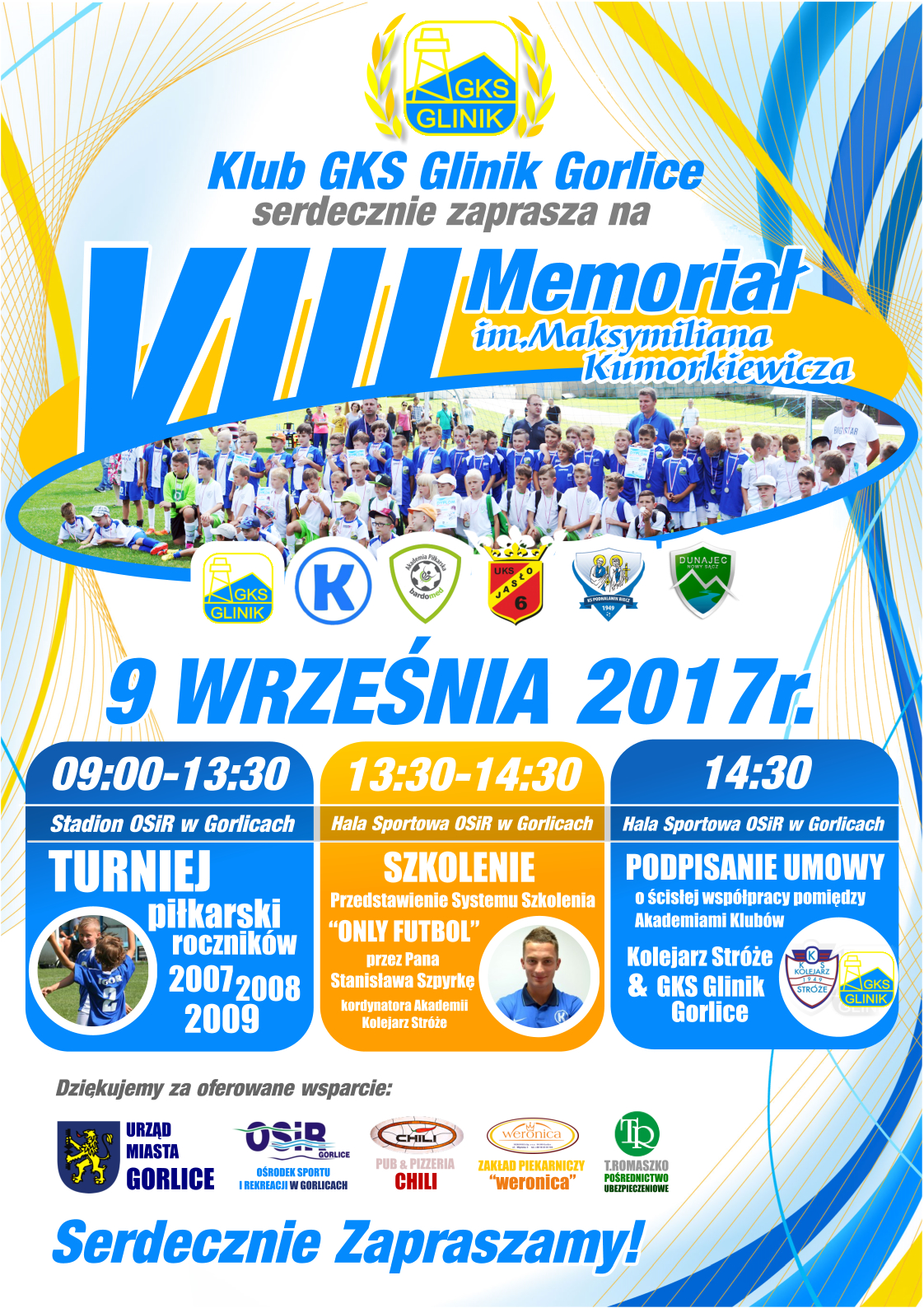VIII Memoriał im. Maksymiliana Kumorkiewicza oraz mecz 6. kolejki