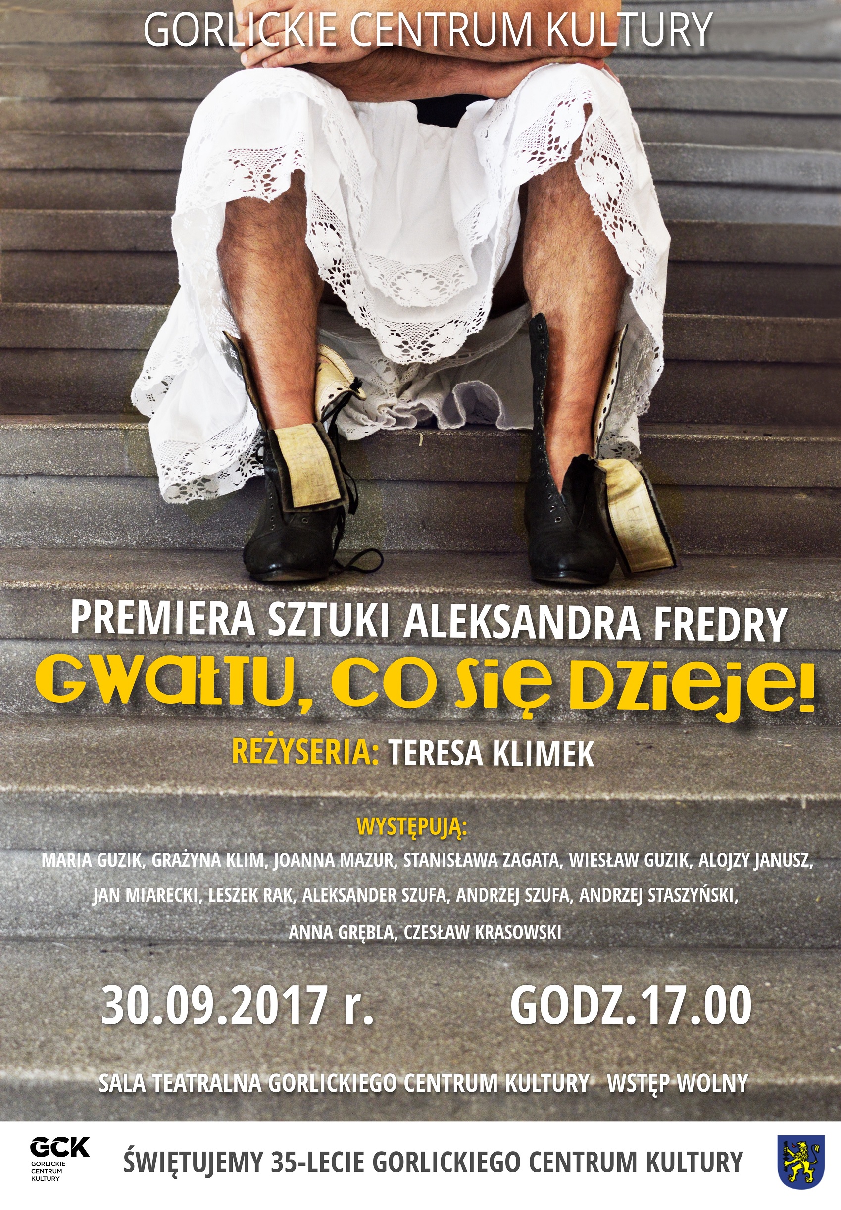 Gwałtu, co się dzieje! - premiera sztuki połączona z 35-leciem GCK
