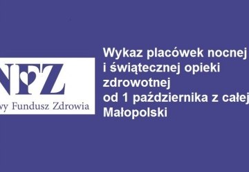Nocna i świąteczna opieka zdrowotna