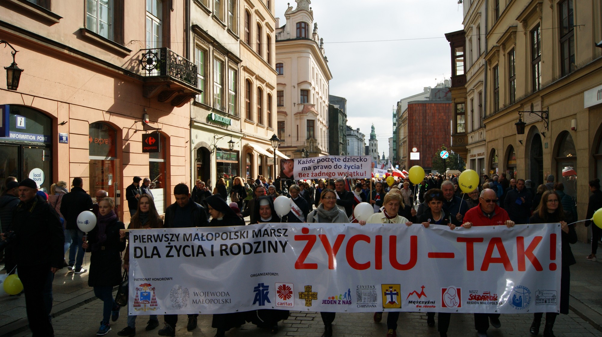 II Małopolski Marsz Rodzinie i Życiu TAK!