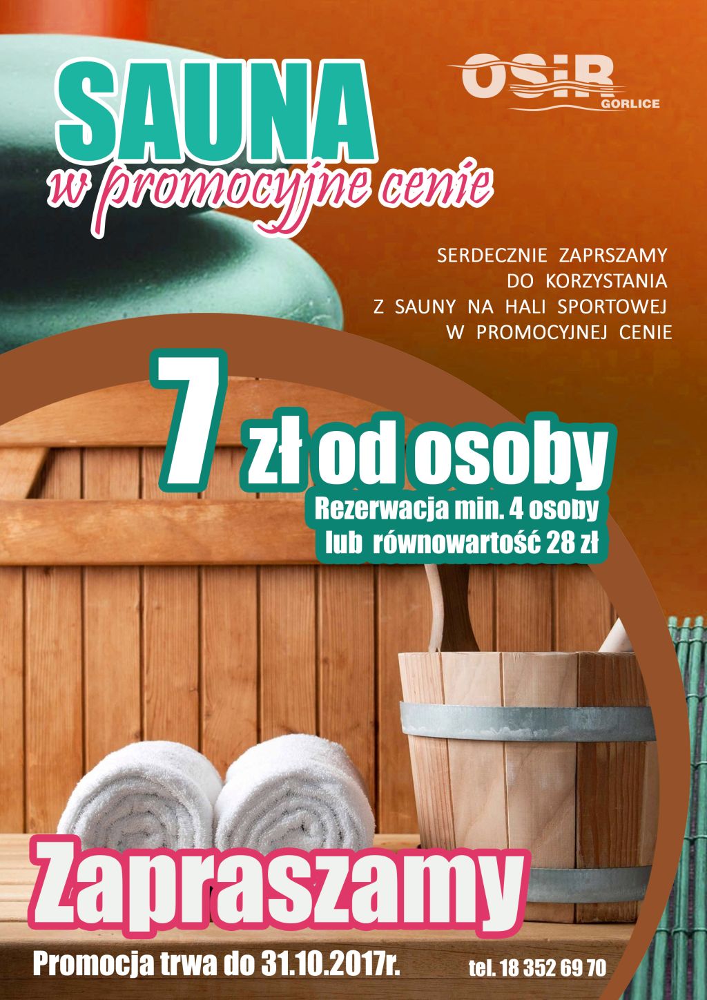 Sauna w promocyjnej cenie