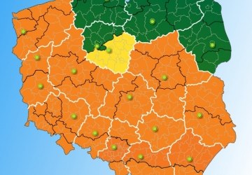 Ostrzeżenie przed silnym wiatrem!