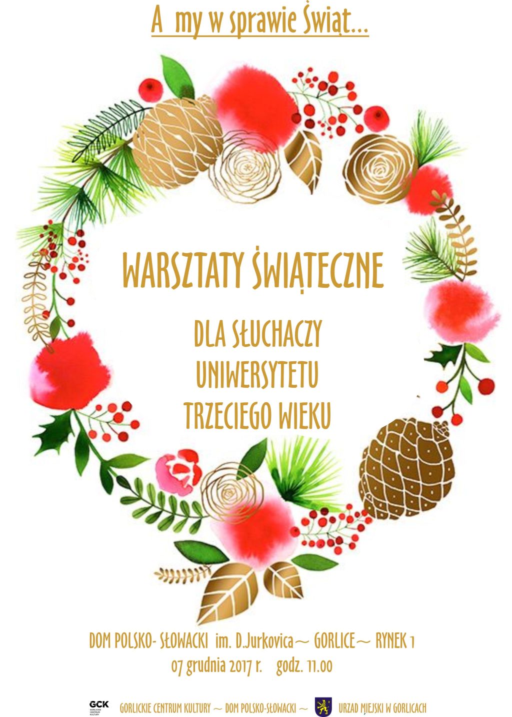 Warsztaty „A my w sprawie Świąt”