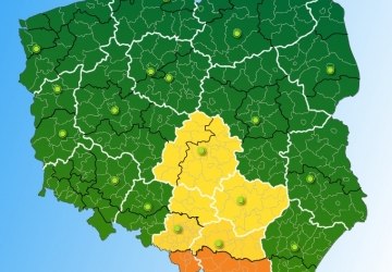 Ostrzeżenie przed opadami śniegu!