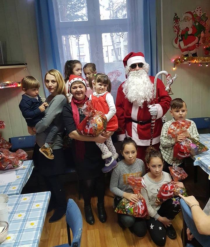 Mikołaj w Klubie EGIDA