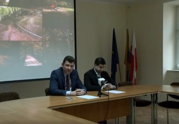 Konferencja o postępie prac w parku