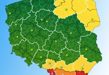 Ostrzeżenie przed silnym wiatrem!
