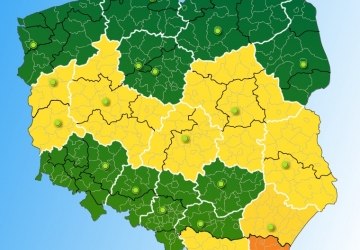 Ostrzeżenie przed opadami śniegu!