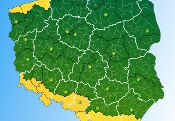 Ostrzeżenie przed silnym wiatrem!