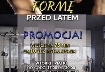 Promocja na siłowni!