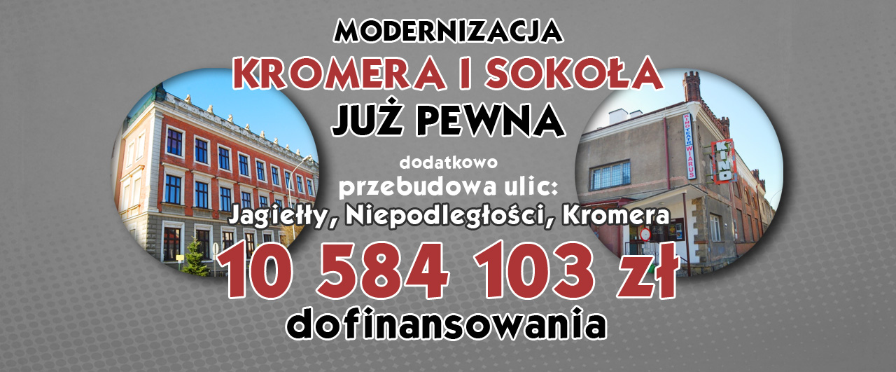 Mamy kolejne duże pieniądze – będzie remont Kromera i Sokoła!