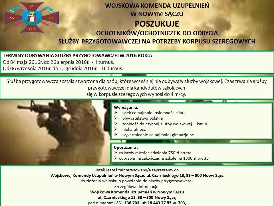 WKU poszukuje ochotników
