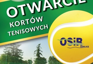 W sobotę otwarcie kortów tenisowych!