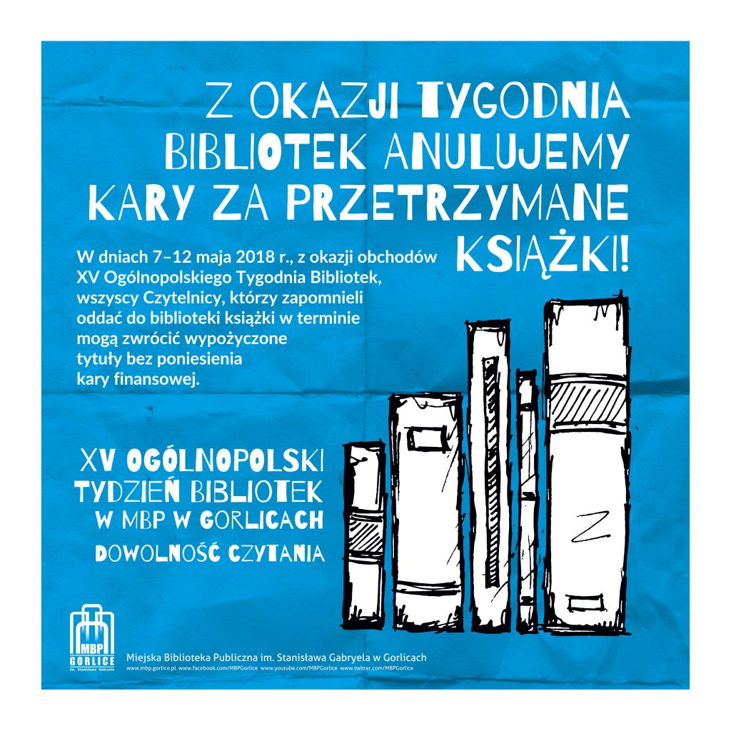 Biblioteka anuluje kary za przetrzymane książki!