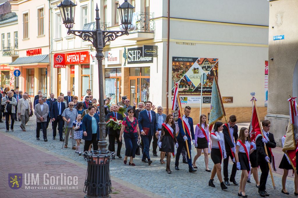 Pochód pierwszomajowy przeszedł ulicami Gorlic