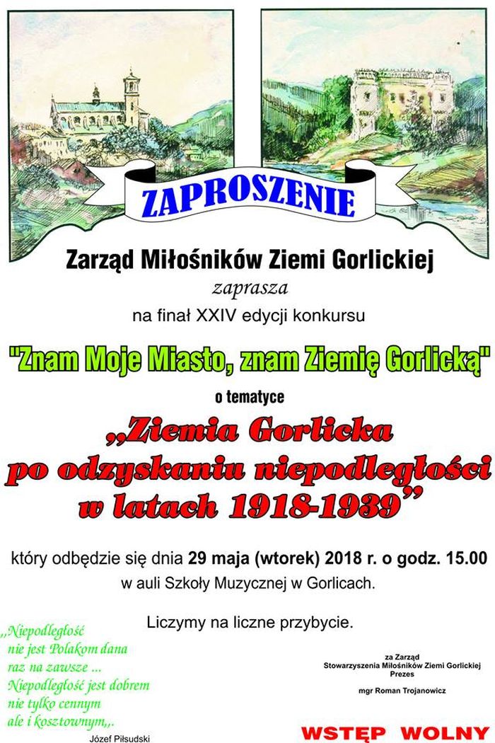 Znam moje miasto, znam Ziemię Gorlicką