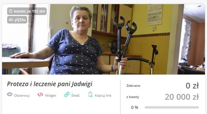 Potrzebna pomoc dla Pani Jadwigi