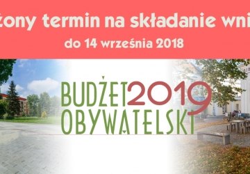 Aktualizacja! Zgłaszanie zadań do BO Miasta Gorlice 2019 przedłużone do piątku - 14.09!
