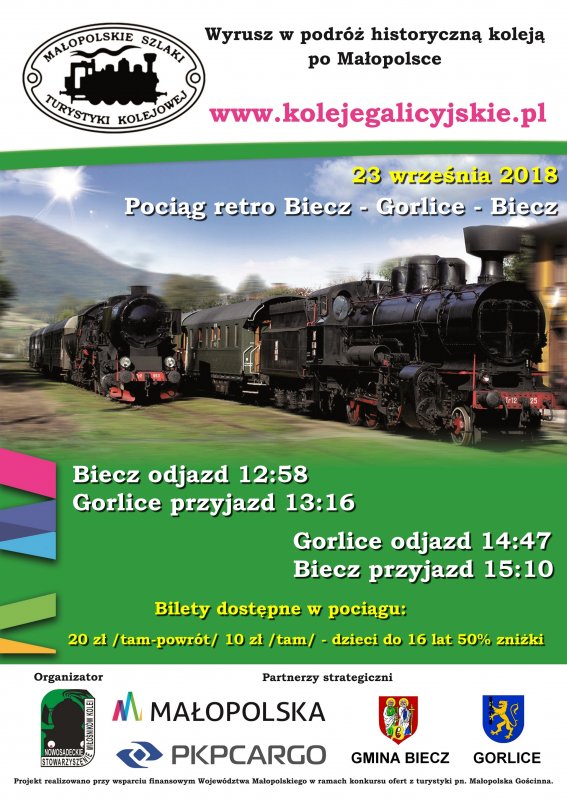 Pociąg retro znów w Gorlicach!