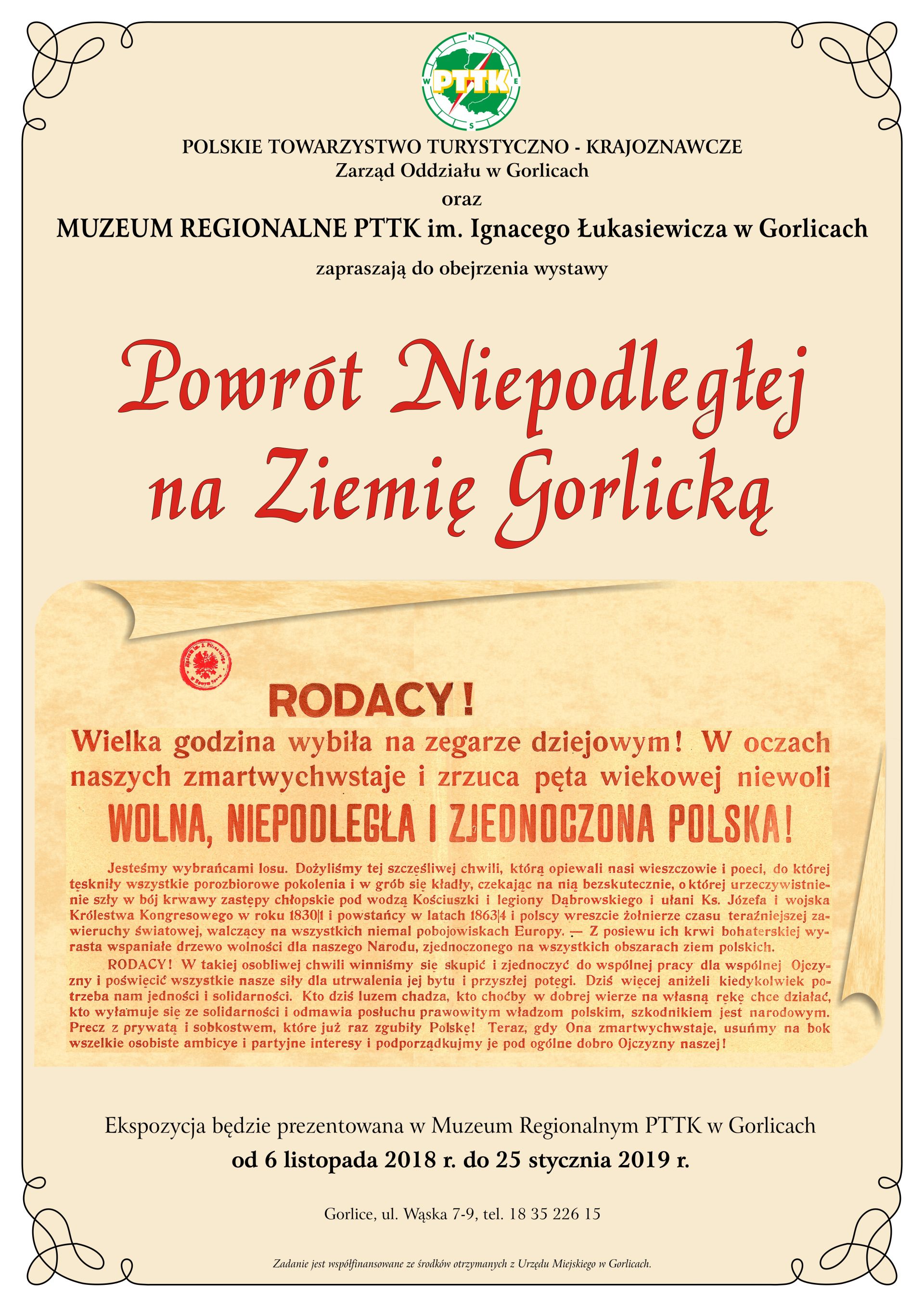 Powrót Niepodległej na Ziemię Gorlicką