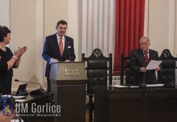 Przemówienie Burmistrza Miasta Gorlice podczas I sesji RM