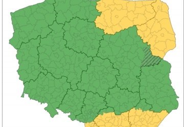 Ostrzeżenie przed opadami śniegu!