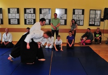 Widowiskowy pokaz aikido