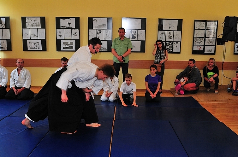 Widowiskowy pokaz aikido