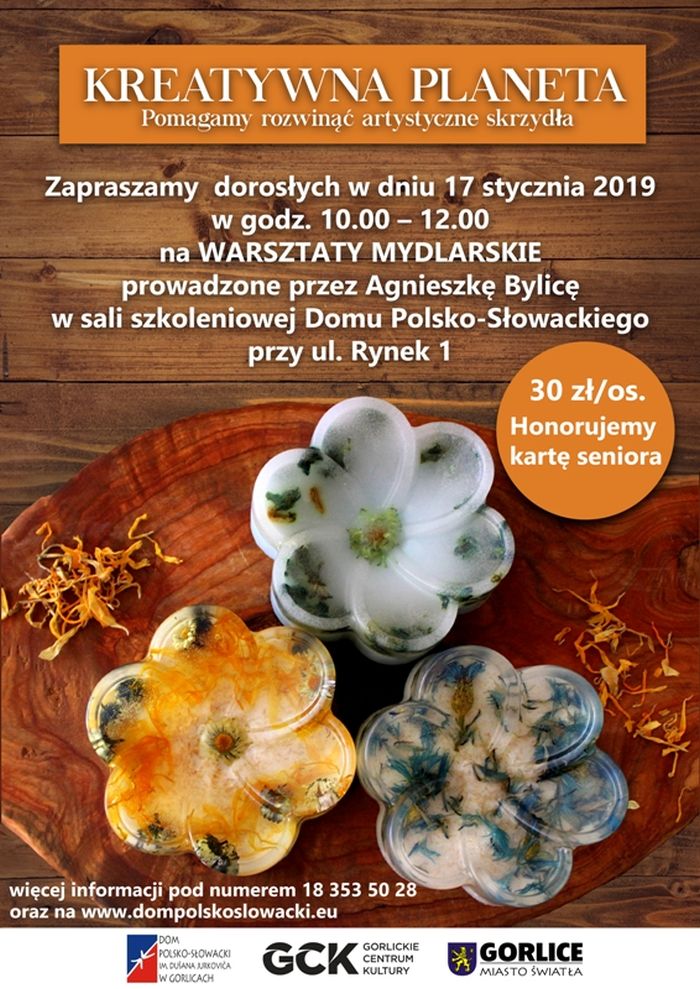 Zapraszamy na warsztaty „Kreatywna planeta”
