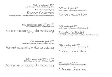 XXVI Mistrzowski Kurs Muzyczny