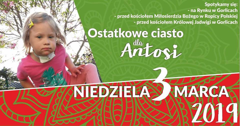 Ostatkowe ciasto dla Antosi