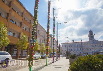 Wielkanocne palmy ozdobiły gorlicki Rynek