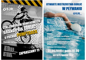 Mistrzostwa w pływaniu i zawody na pumptracku
