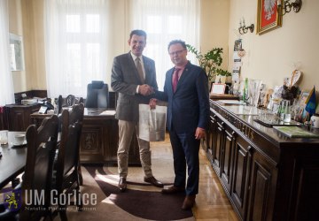 Andrzej Szejna z wizytą w Gorlicach