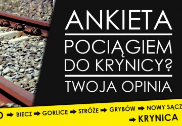 Pociągiem z Jasła do Krynicy przez Gorlice? Ankieta
