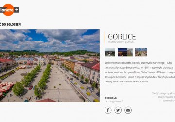 Zagłosuj na Gorlice w konkursie Planete+