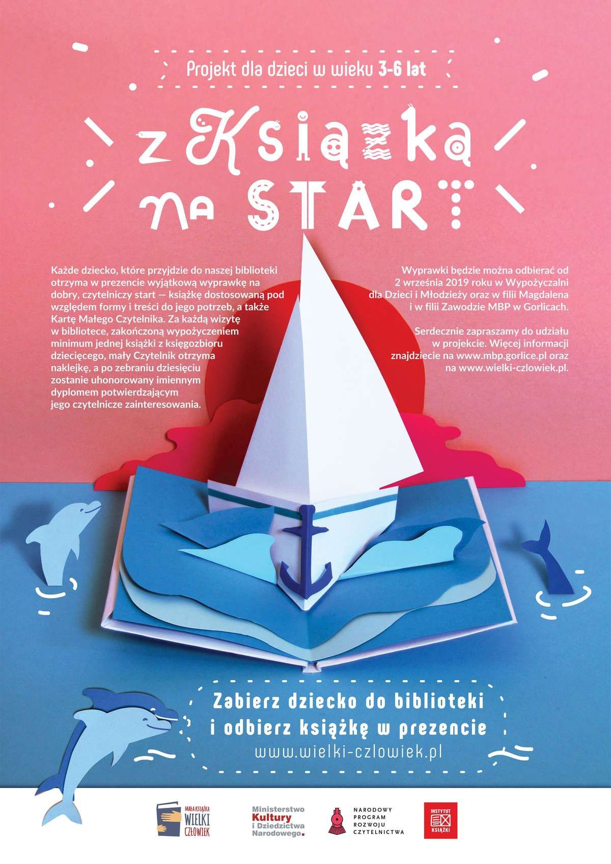 Mała książka - wielki człowiek - wyprawka czytelnicza dla dzieci