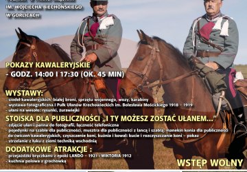 Ułański obóz w gorlickim Parku