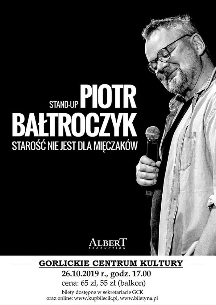 Piotr Bałtroczyk na scenie GCK