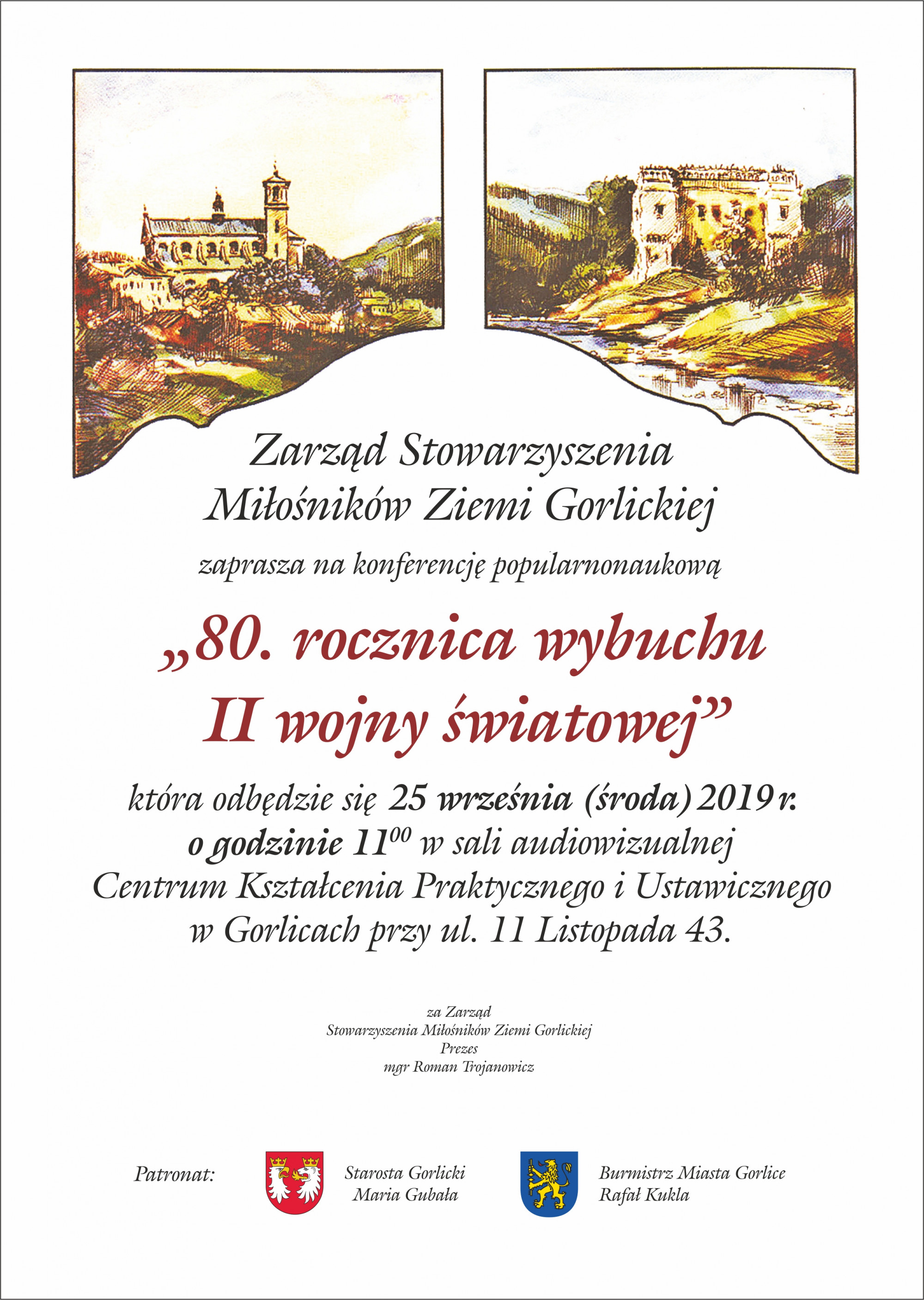 Konferencja 80. Rocznica wybuchu II wojny światowej