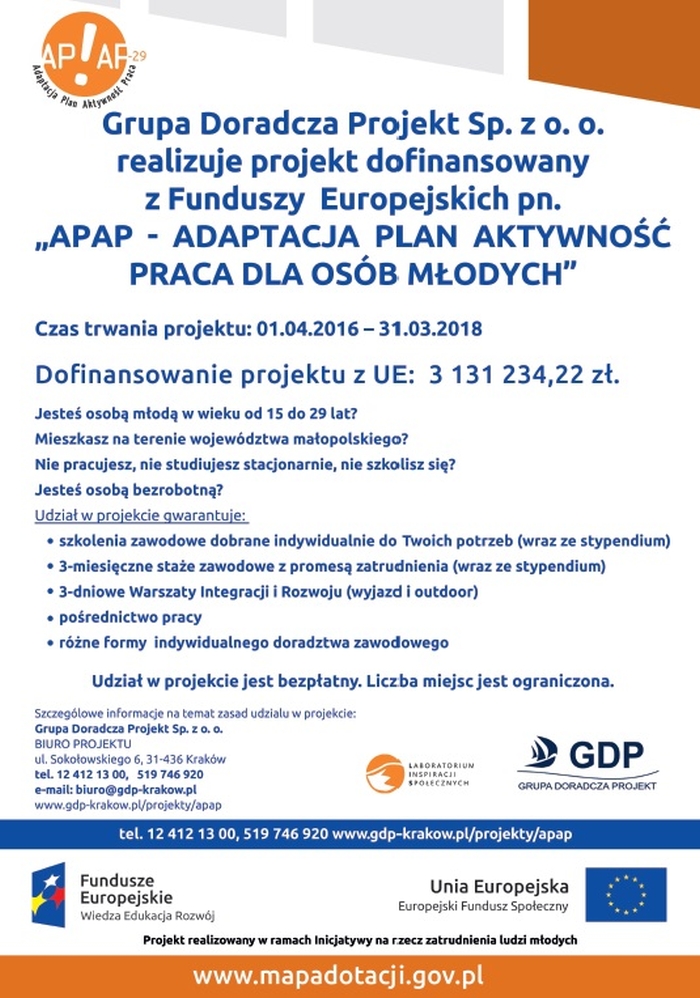 APAP - Adaptacja Plan Aktywność Praca