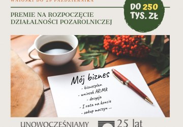 Premia na rozpoczęcie działalności pozarolniczej