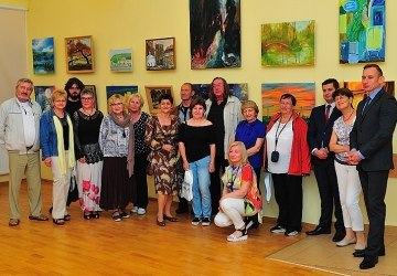 Wernisaż wystawy prac Grupy Plastycznej RELACJE z Sosnowca