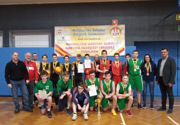 II miejsce MZS 1 Gorlice w finale Małopolskich Igrzyskach Młodzieży w Koszykówce