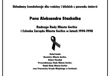 Zmarł Aleksander Stachnik