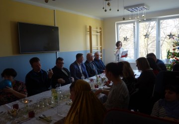 Wigilijne spotkanie w Środowiskowym Domu Samopomocy