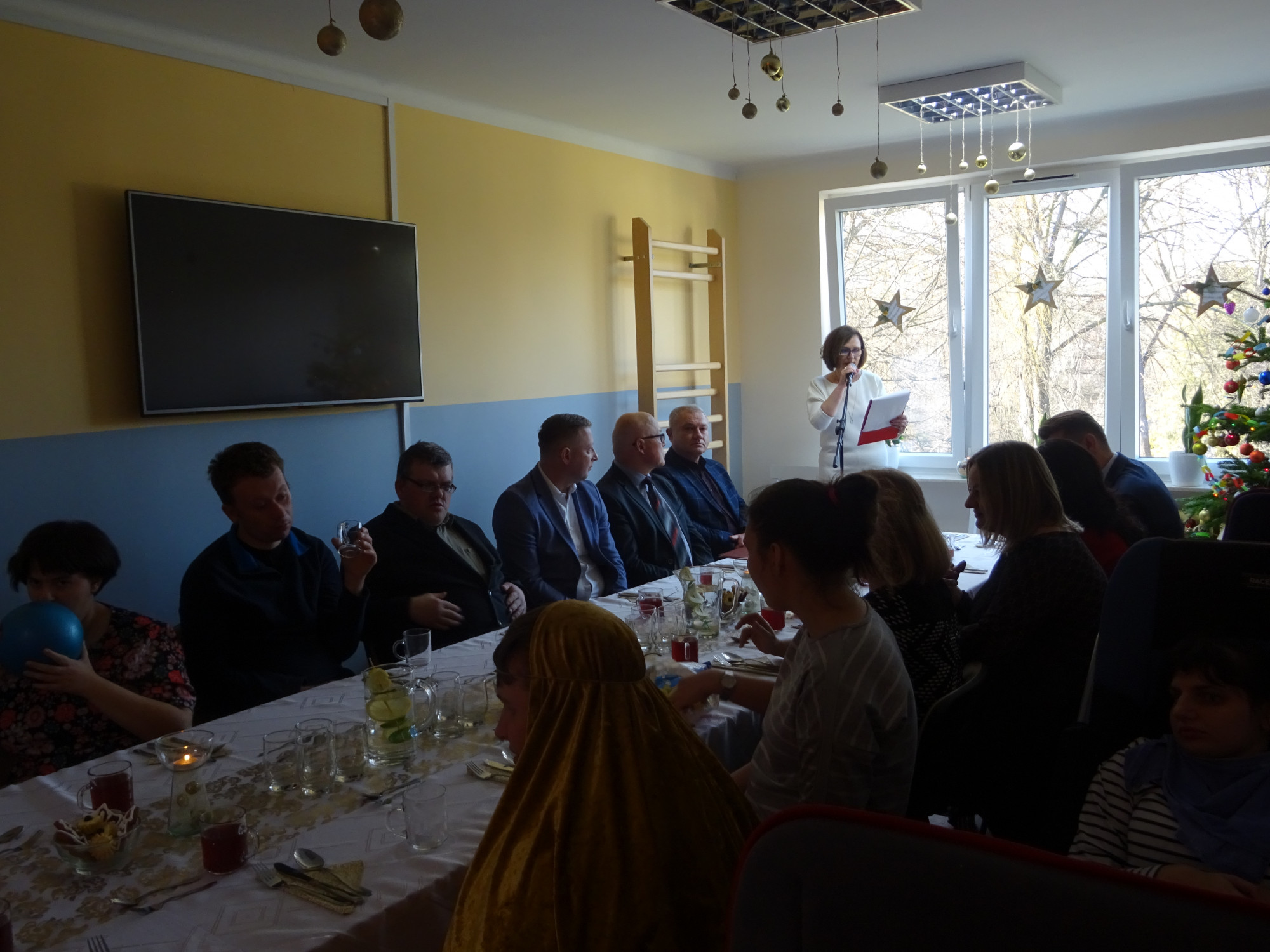 Wigilijne spotkanie w Środowiskowym Domu Samopomocy